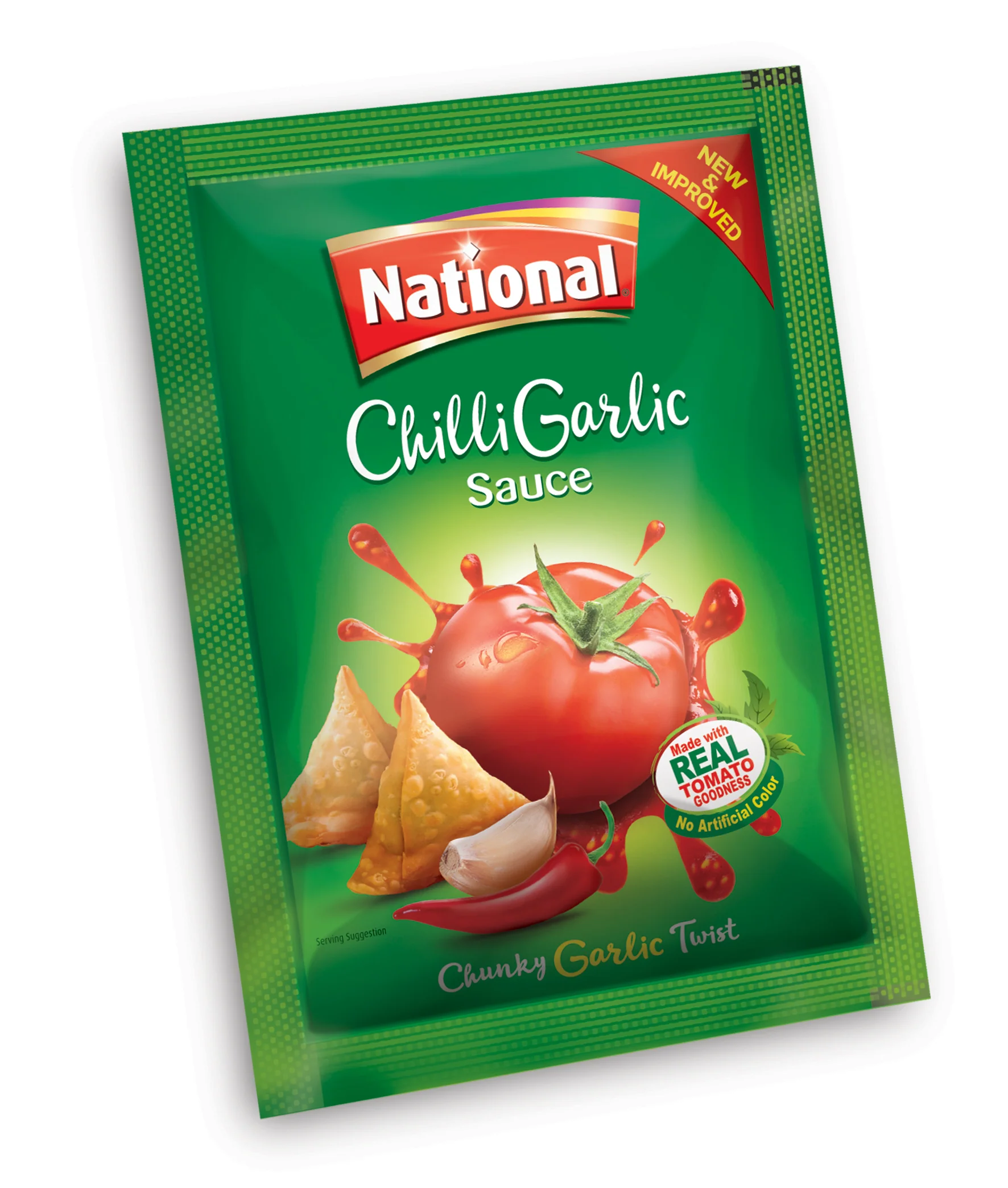 NATIONAL 30G CHILI GRALIC KETCHUP 6PCS/SACHETS 